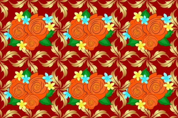 배경에 무늬없는 꽃무늬가 래스터 — 스톡 사진
