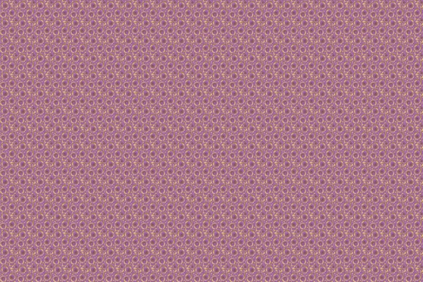 金色のシームレスなパターンをラスター 紫色の背景に金色の要素の質感 — ストック写真