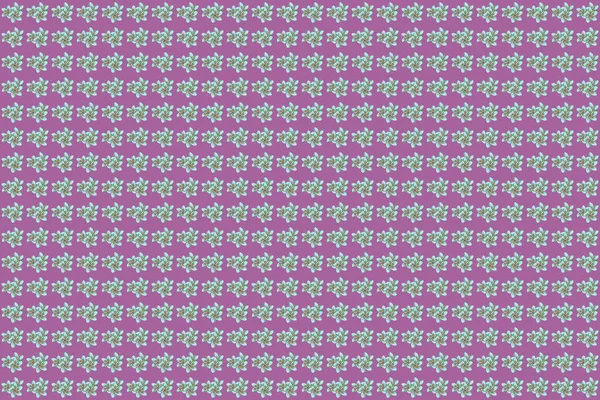 Простой Симпатичный Растровый Безморщинистый Узор Мелких Цветках Маленькие Цветки Фиолетового — стоковое фото