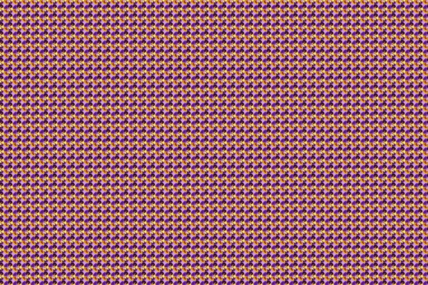 Безшовний Абстрактний Квітковий Візерунок Фіолетовому Рожевому Жовтому Кольорах Геометричний Листовий — стокове фото
