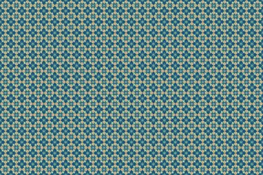 Mavi, bej ve sarı renkli küçük çiçeklerle kusursuz desen. Küçük çiçekte güzel bir desen. Moda baskıları için zarif bir şablon. Ditsy çiçekli arka plan.