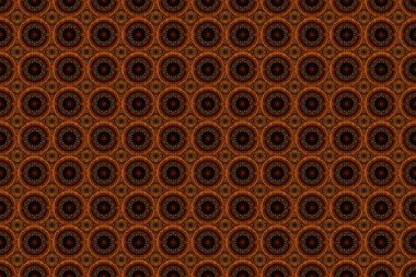 Raster illüstrasyonu. Damask kusursuz karalama arkaplan deseni.