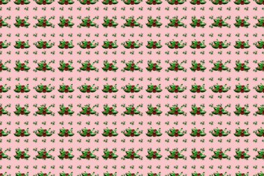 Renksiz çiçeksiz raster desenli resimleme.