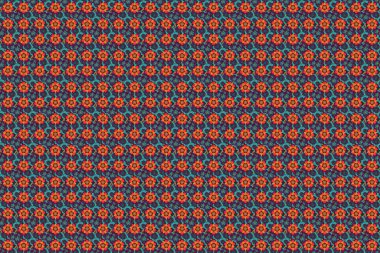 Mor, yeşil ve gri renkte birçok çiçek. Sevimli kusursuz desen tasarımı. Raster romantik geçmişi ve çiçeklerle süslenmiş tasarımı..