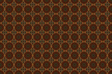 Raster illüstrasyonu. Kusursuz arka plan, grunge tarzı. Damask desenli duvar kağıdı.