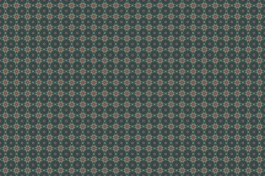 Raster illüstrasyonu. Sarı ve mavi renkte çiz. Çiçeklerin canlı tekrarlanması - kusursuz desen oluşturmak için herhangi bir hatları doldurmak için kullanın.