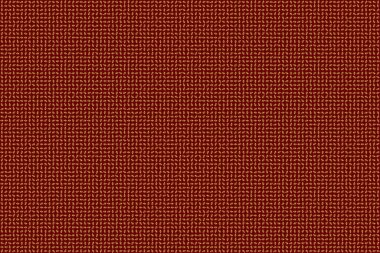 Kırmızı arka planda klasik klasik bir süs. Kusursuz klasik raster altın desenli. Geleneksel oryantasyon süsü.