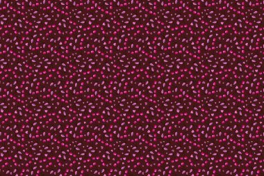 Şekillendirilmiş kirazsız desen. Pembe, kırmızı ve mor renklerde güzel bir kiraz. Raster illüstrasyonu.