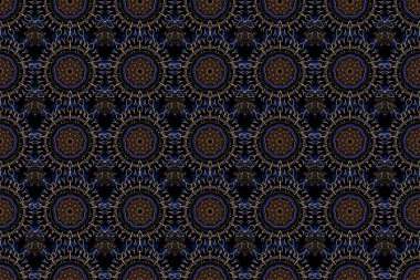 Raster tasarım, tekstil veya kumaş için kusursuz karalama deseni. Raster illüstrasyonu.