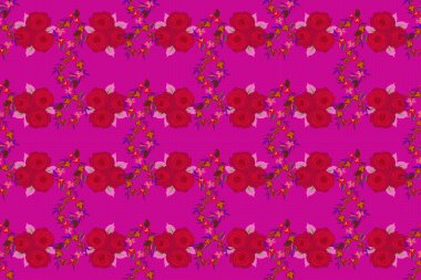 Renksiz çiçeksiz raster deseni.