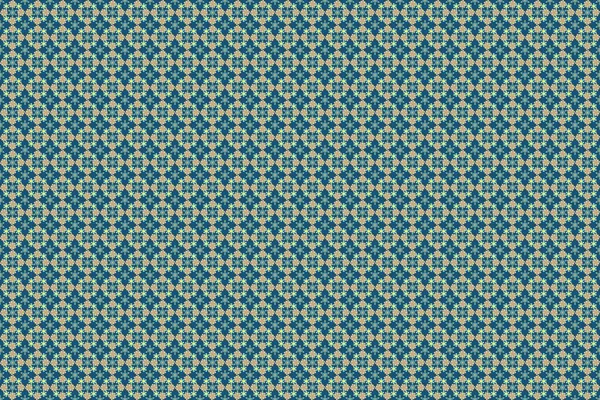 Seamless pattern with small flowers in blue, beige and yellow colors. Raster cute pattern in small flower. The elegant the template for fashion prints. Ditsy floral background.