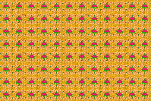 Tavaszi Papír Absztrakt Aranyos Hibiszkusz Virágok Ibolyaszínű Háttérrel Virágos Zökkenőmentes — Stock Fotó