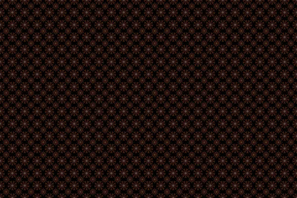 Baroque Damask Vintage Brown Raster Seamless Pattern Background Damask Pattern — Stock Photo, Image