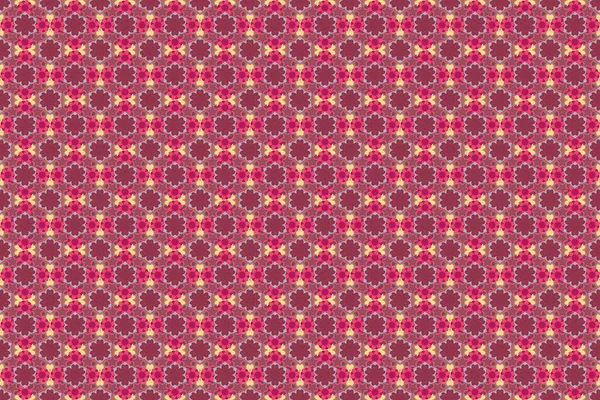 Roze Rood Beige Geometrisch Naadloos Patroon Luxe Motley Patroon Met — Stockfoto