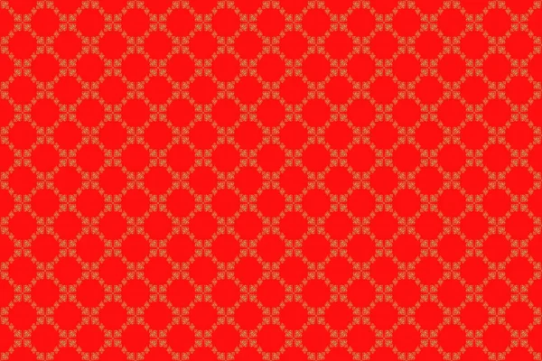 Symbol Holiday Stars Seamless Pattern Gold Red Retro Background Abstract — Stock Photo, Image