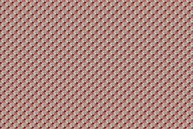 Raster dikişsiz arka plan deseni stilize kozmos çiçekleri ve gri, bej ve menekşe renkleriyle yapraklar.