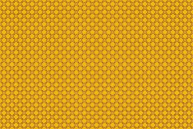 Geleneksel raster gotik damask arka planı. Yeşil, sarı ve turuncu arkaplansız çiçek deseni. Tebrik kartı, sunum veya düğün davetiyeleri için soyut arabesk arkaplanı.