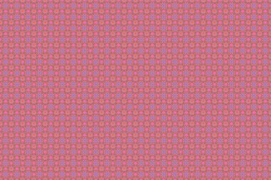 Damask pürüzsüz deseni pembe, turuncu ve mavi renklerde. Enfes bir barok şablonu. Klasik lüks, eski moda İspanyol süsü, duvar kağıtları, tekstil ve ambalaj için kraliyet Victoria dönemi kusursuz dokusu..