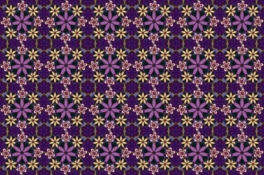 Renksiz çiçeksiz raster deseni.