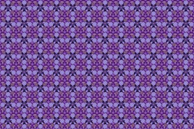 Pembe, gri ve mor renkli küçük çiçeklerle kusursuz desen. Ditsy çiçekli arka plan. Moda baskıları için zarif bir şablon. Küçük çiçekte şirin desenler.