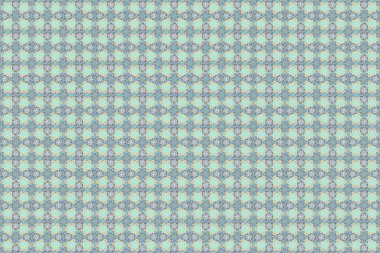 Yapraklı eski püskü desenler, bahar mevsimi, renkli çiçek arkaplan izleri. Bej, mavi ve gri renklerde yumuşak, pürüzsüz, saf bir çiçek..