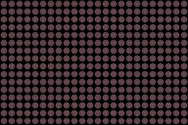 İtalyan tarzı mandala. Mavi ve kırmızı renklerde Victoria dönemi süslemeleri olan klasik süslemeler. Raster illüstrasyonu.