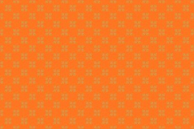 Altın ve turuncu pürüzsüz desen. Arabesk ve altın çiçekli oryantal raster desenli. Geleneksel klasik süs.