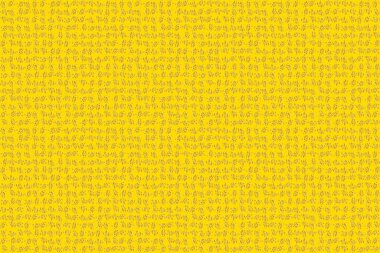 Sarı arka planda altın tekrarlayan elementlerle soyut ve pürüzsüz bir desen. Klasik sarı ve altın desenli. Oriental raster klasik desen.