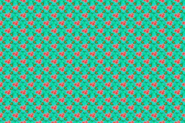 Renksiz çiçeksiz raster deseni.