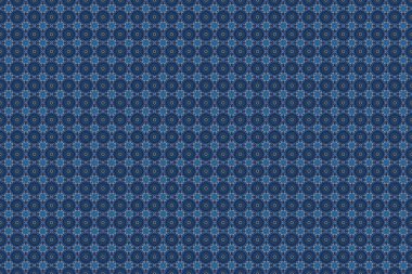 Damask kusursuz karalama deseni. Raster illüstrasyonu.