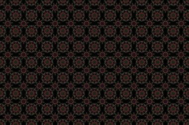 Eski, dikişsiz desen. Zarif İtalyan duvar kağıdı. Kusursuz arkaplan.