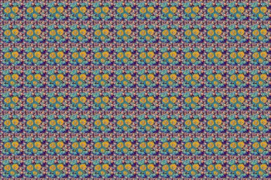 Renksiz çiçeksiz raster deseni.