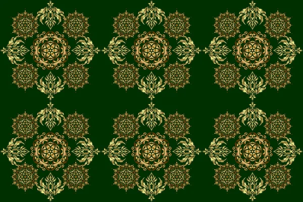 Pattern Thai Silk Style Raster Design Printing Fabric Textile Line — Stock Photo, Image