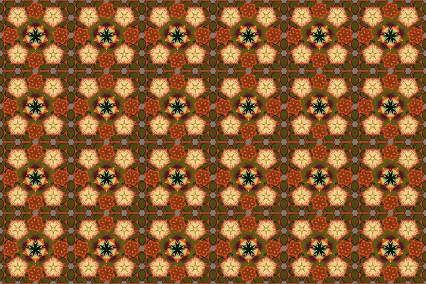 Vintage Floral Ornament Abstract Classic Seamless Pattern — Stock Photo, Image