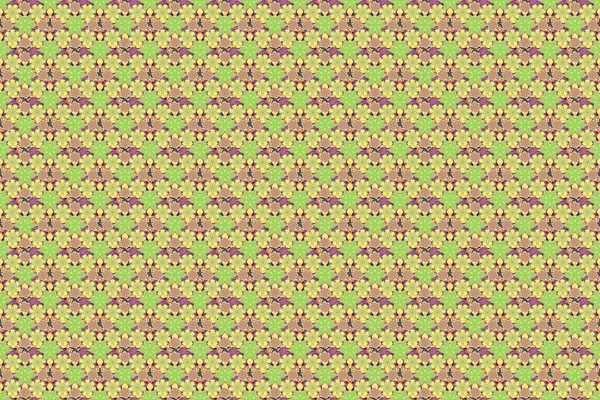 Raster Little Flowers Cute Seamless Pattern Small Flower Elegant Template — Stock Photo, Image