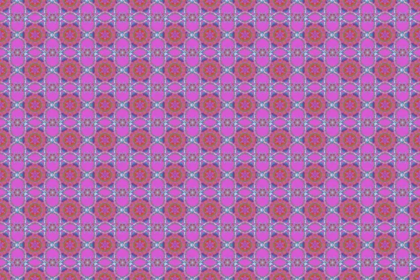 Multicolor star pattern, star decorations, multicolored grid on a violet background. Luxury multicolor seamless pattern with stars.