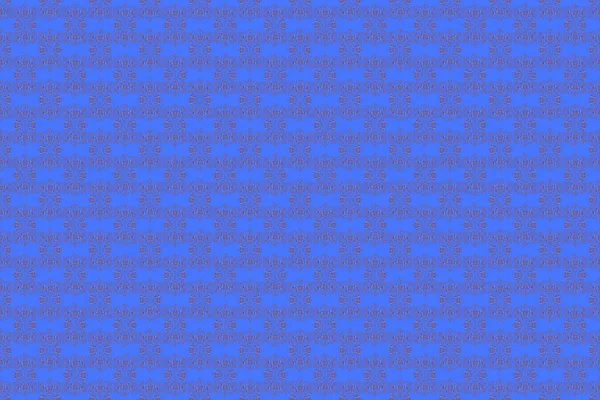 Растровий Візерунок Фіолетовими Синіми Елементами Вашої Творчості Безшовний Розкішний Строкатий — стокове фото