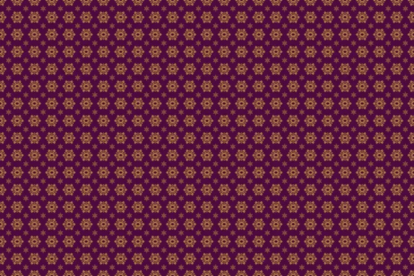 Fond Violet Abstrait Avec Ornement Géométrique Doré Grille Motif Sans — Photo
