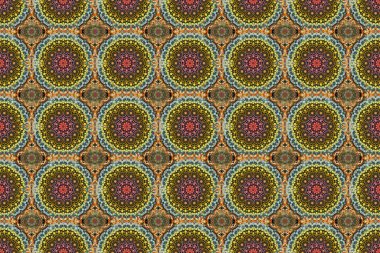 Damask kusursuz karalama arkaplan deseni. Raster illüstrasyonu.