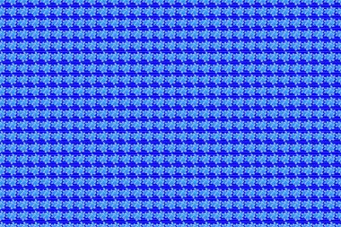 Mavi arka planda sevimli tesisat çiçekleri olan kusursuz bir desen. Raster illüstrasyonu.