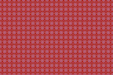 Damask arkaplan deseni menekşe ve bej renklerinde. Raster illüstrasyonu.