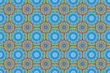 Eski dokular. Retro dijital kağıt. Kartlar için dekoratif arka plan, davetiyeler, mavi ve kahverengi web tasarımı. Raster kusursuz geometrik desenler.