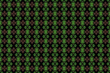 Retro pürüzsüz desen. Turuncu ve sarı renkli Raster Design Tebrik ve İş Kartları, Siyah Arkaplan Davetiyeleri. Viktorya Stili Süsleme İçin Klasik Parşömenler.