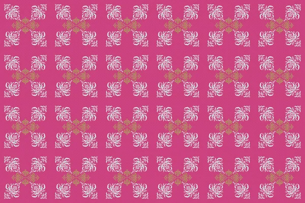 Традиционный Арабский Декор Орнаментальные Кружева Винтажный Пурпурный Зеленый Элементы Восточном — стоковое фото