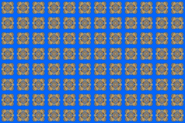 Синий Геометрический Растровый Бесшовный Рисунок Абстрактный Фон — стоковое фото