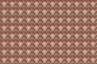 Soyut klasik kusursuz desen. Klasik çiçek süsü..