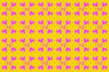 Dekorasyon ve tasarım için güzel bir desen. Plumeria çiçekleriyle sulu boya desenli. Sarı arka planda moda baskı. Plumeria çiçekleriyle klasik tarzda zarif bir desen..