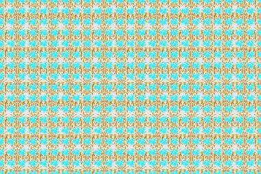 Raster dikdörtgen arkaplan deseni stilize plumeria çiçekleri ve gri arka planda yapraklar.