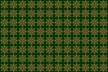 Ikat damaske desensiz arkaplan fayansı. Yeşil arkaplana Motley karalamaları.