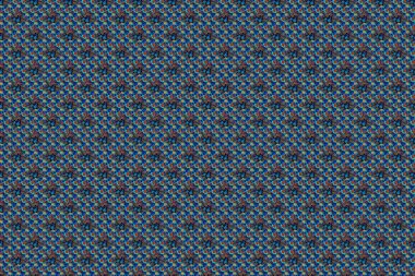 Renksiz çiçeksiz raster desenli resimleme.